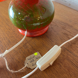 Tischlampe rot grün Bubble Keramik von Kaiser Leuchten