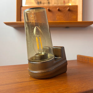 Wandlampe Modell 6080 Rauchglas von Sigvard Bernadotte für Ifö