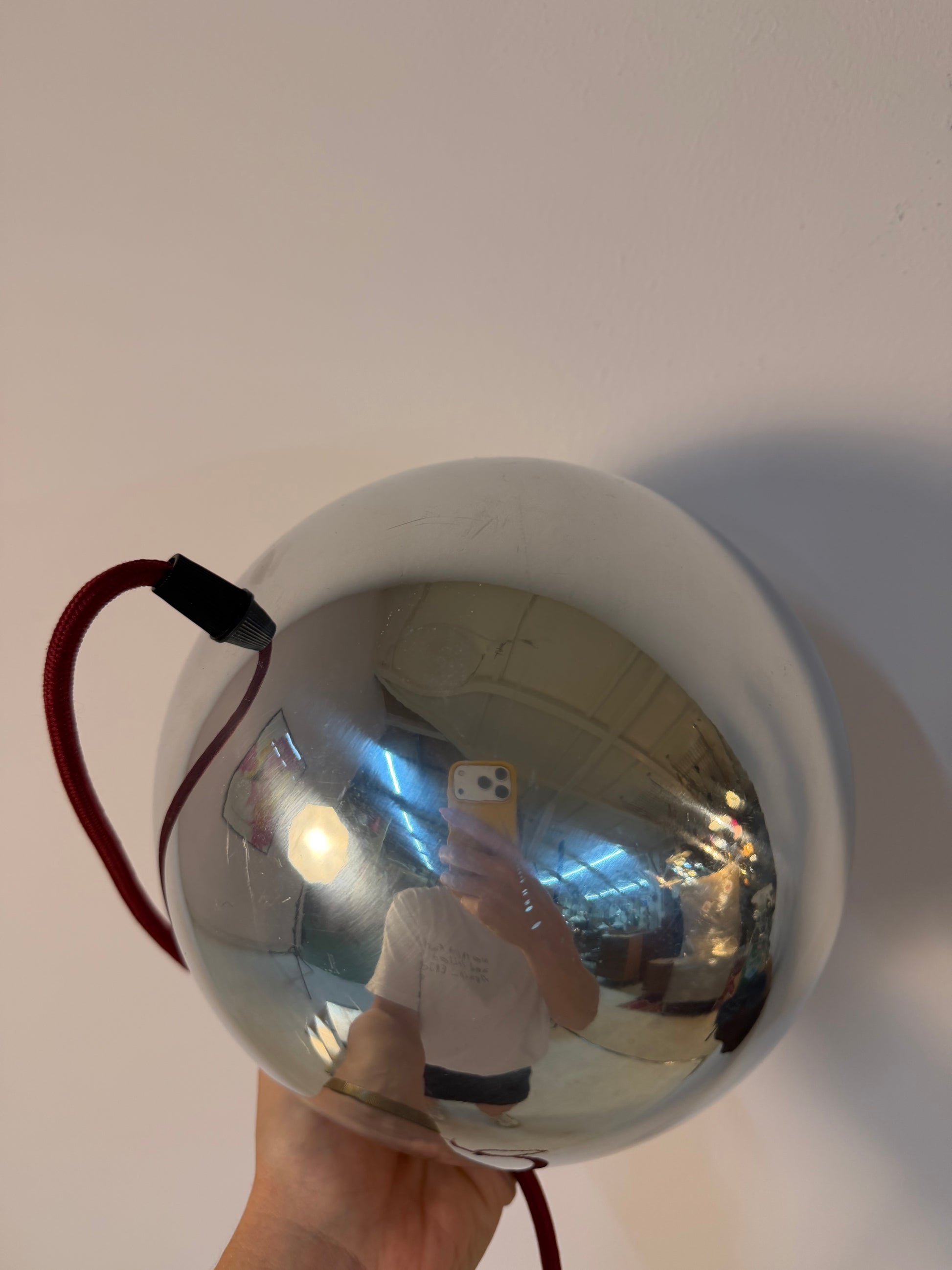 Kugellampe Topan Chrom von Verner Panton