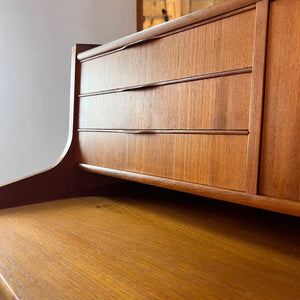 Sekretär mit Spiegel Teak aus Dänemark