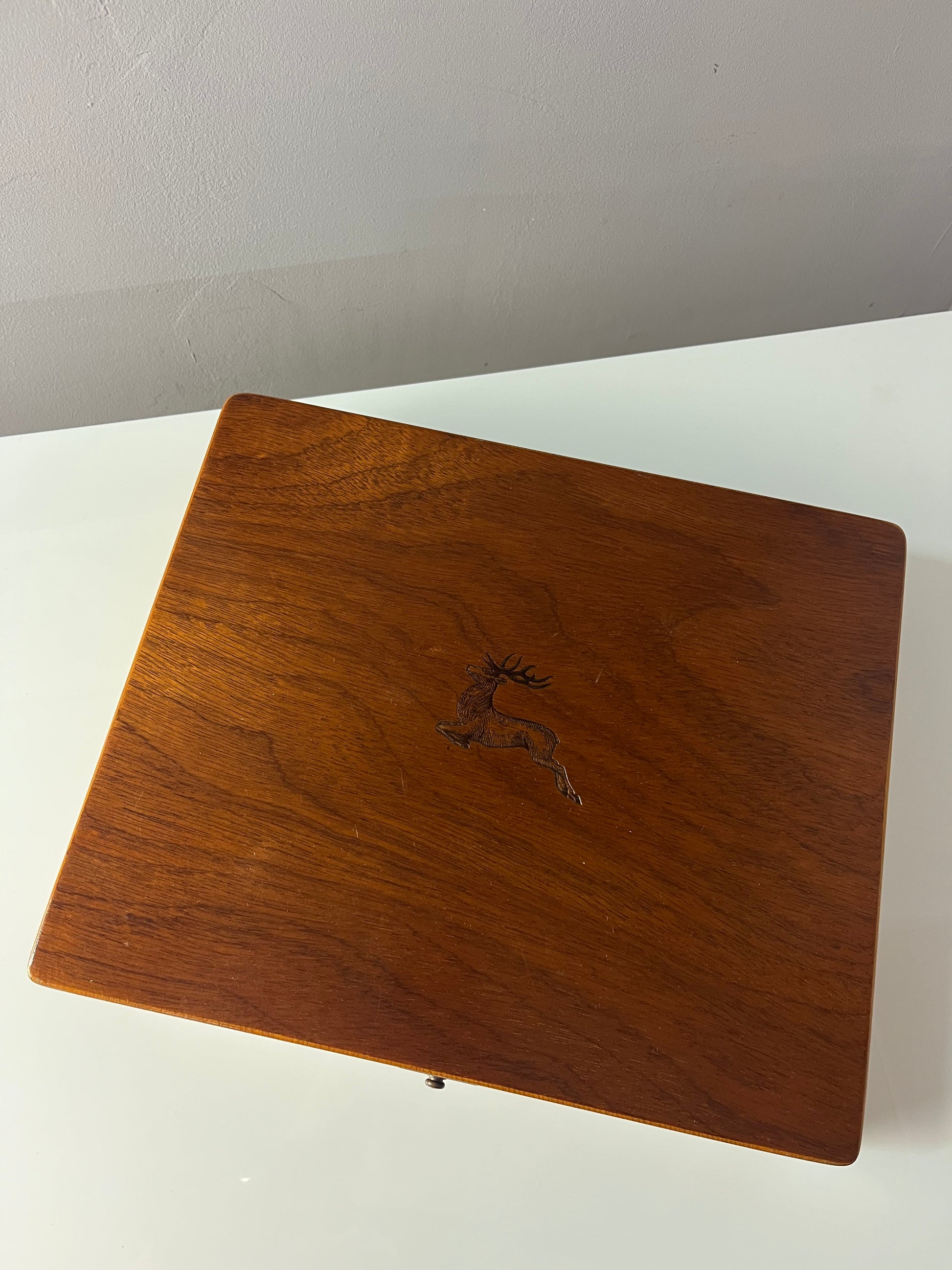 Zigarrenkiste Teak von A.M. Hirschsprung & Sønner