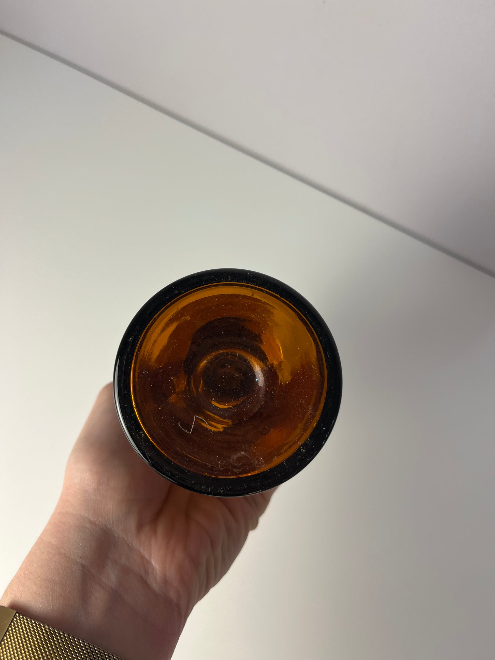 Apothekerglas Acid. Acetylosalicyl braun