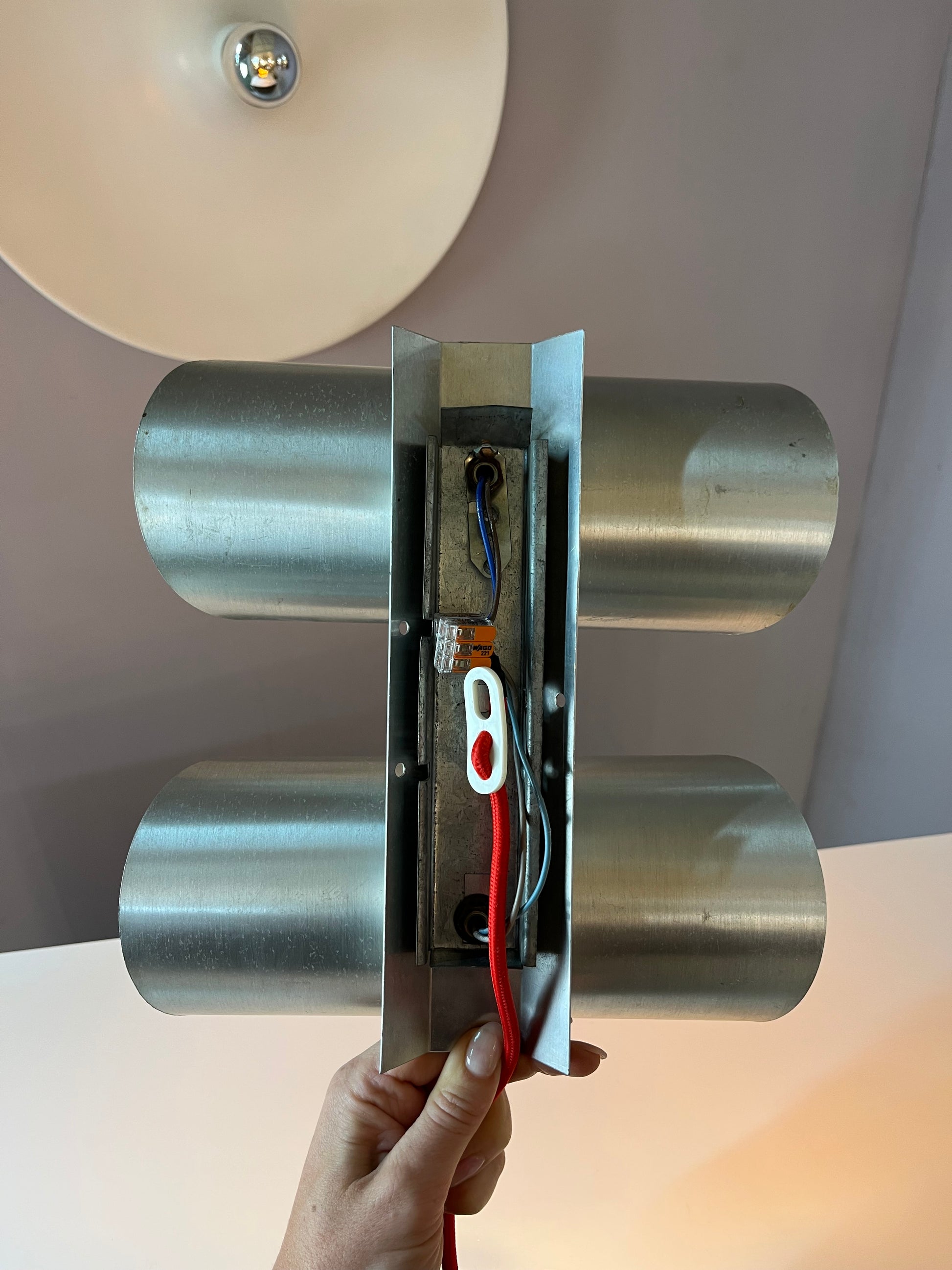 Wandlampe gelb silber von Massive