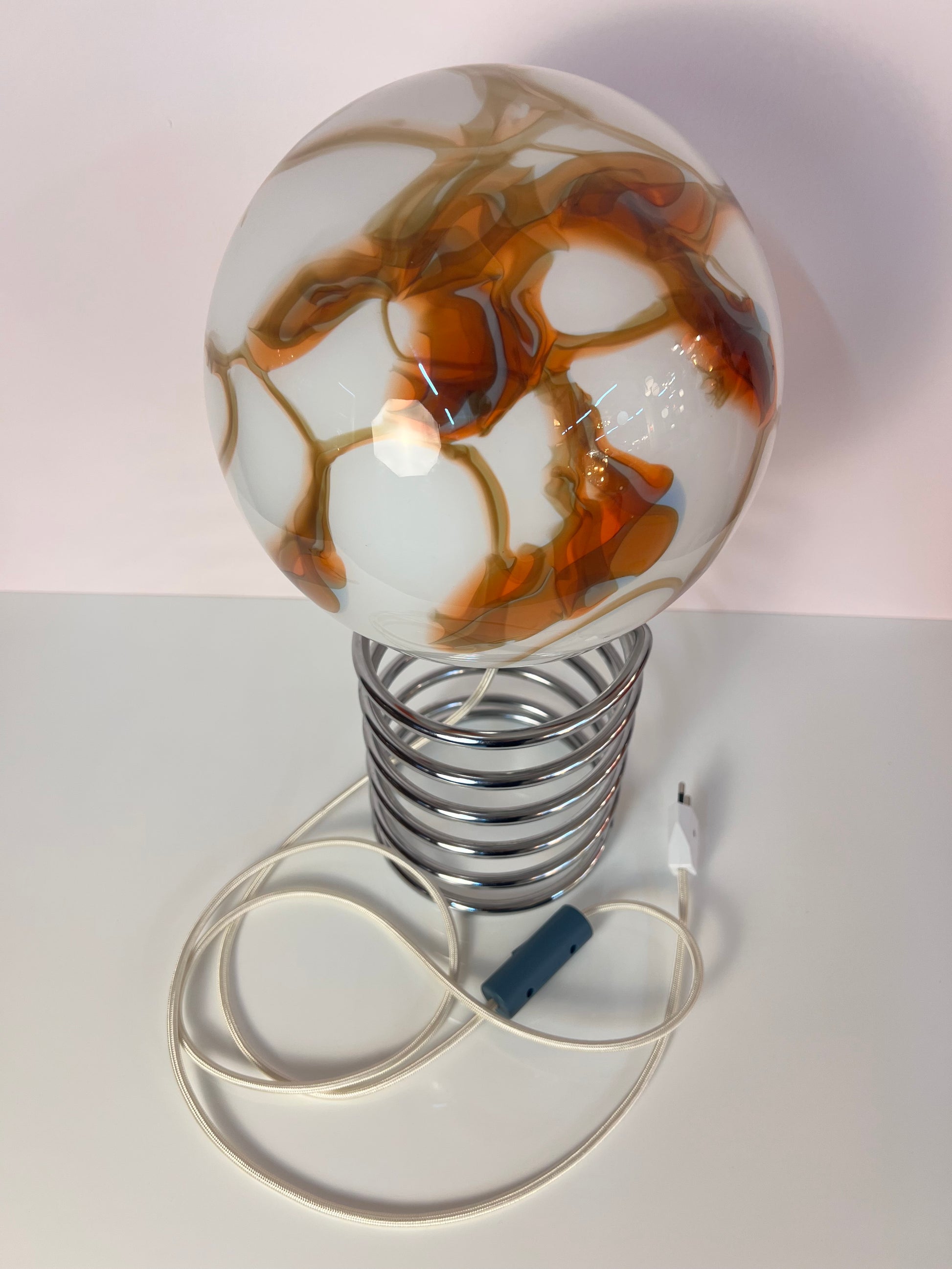 Tischlampe Spirale von Ingo Maurer für Honsel