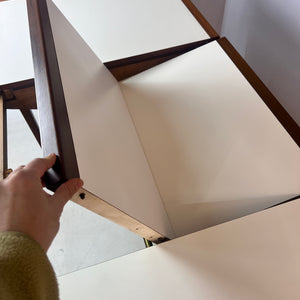 Ausziehbarer Esstisch 'Butterfly' Palisander
