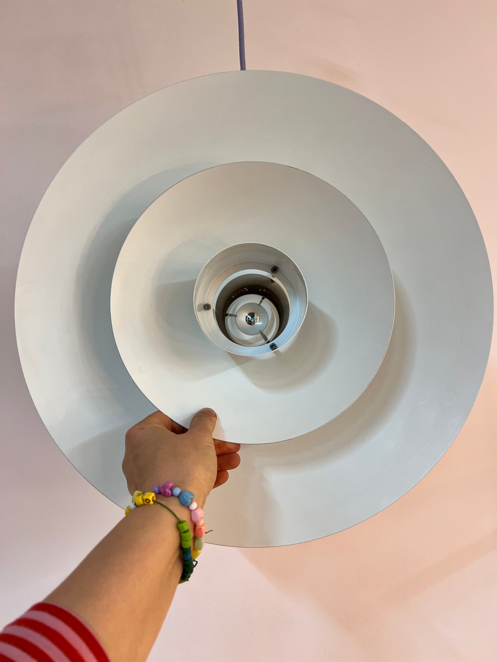 Lamellenlampe Trapez von Christian Hvidt für Nordisk Solar