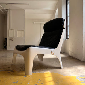 Sessel aus Fiberglas von Carl Straub 1970er Space Age