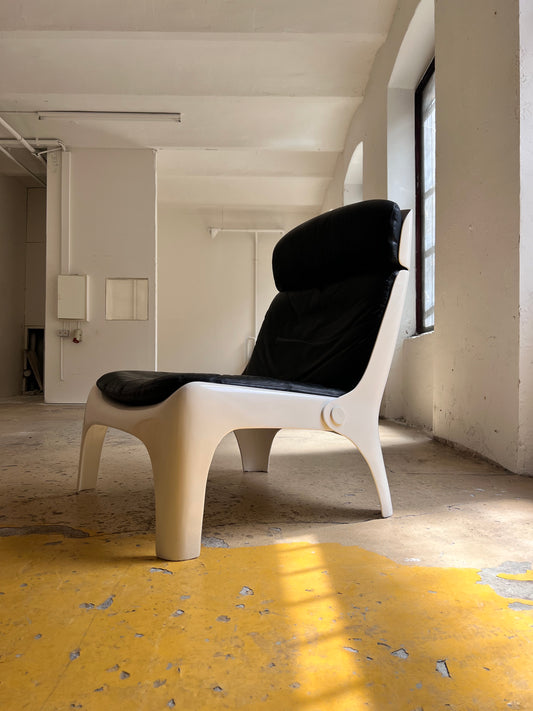 Sessel aus Fiberglas von Carl Straub 1970er Space Age