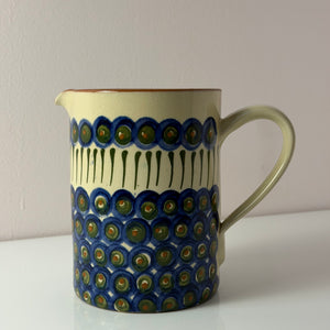 Krug blau gemustert von Bunzlauer Keramik