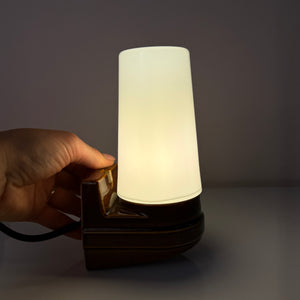Wandlampe Modell 6080 braun von Sigvard Bernadotte für Ifö