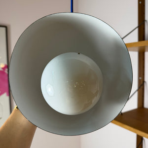 Hängelampe Flowerpot weiß Emaille von Verner Panton für Louis Poulsen