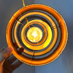 Brutalistische Kupfer Hängelampe von Svend Aage Holm Sørensen for Holm-Sørensen & Co