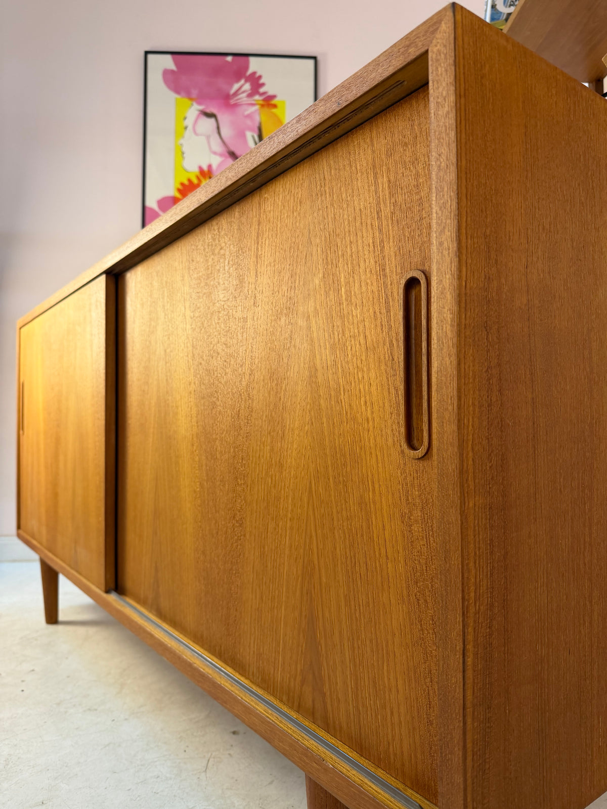 Sideboard Teak von Carlo Jensen für Hundevad & Co