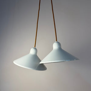 Set: 2x Hängelampe Typ 734 weiß von Horn