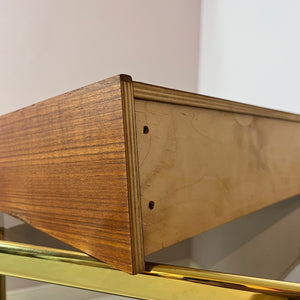 Wandregal Schublade Teak