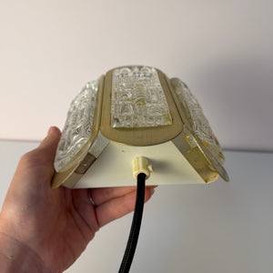 Wandlampe gold Glas von Vitrika
