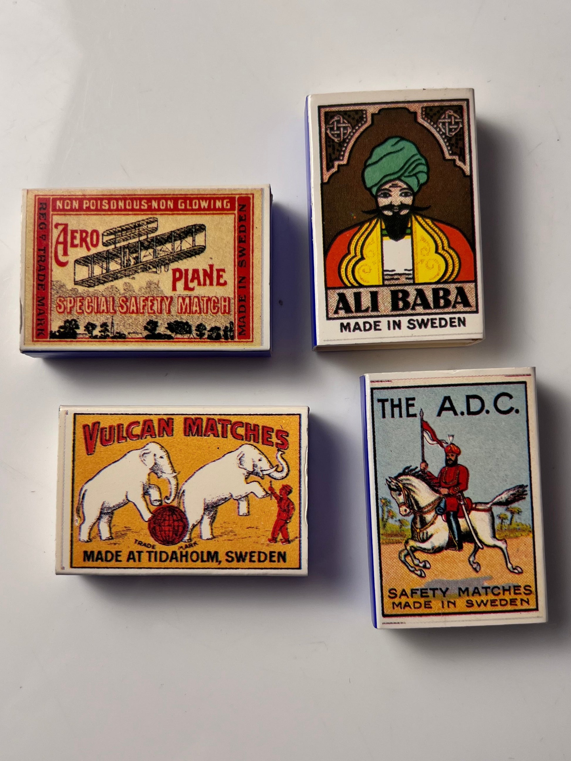 Set: Vintage Streichhölzer