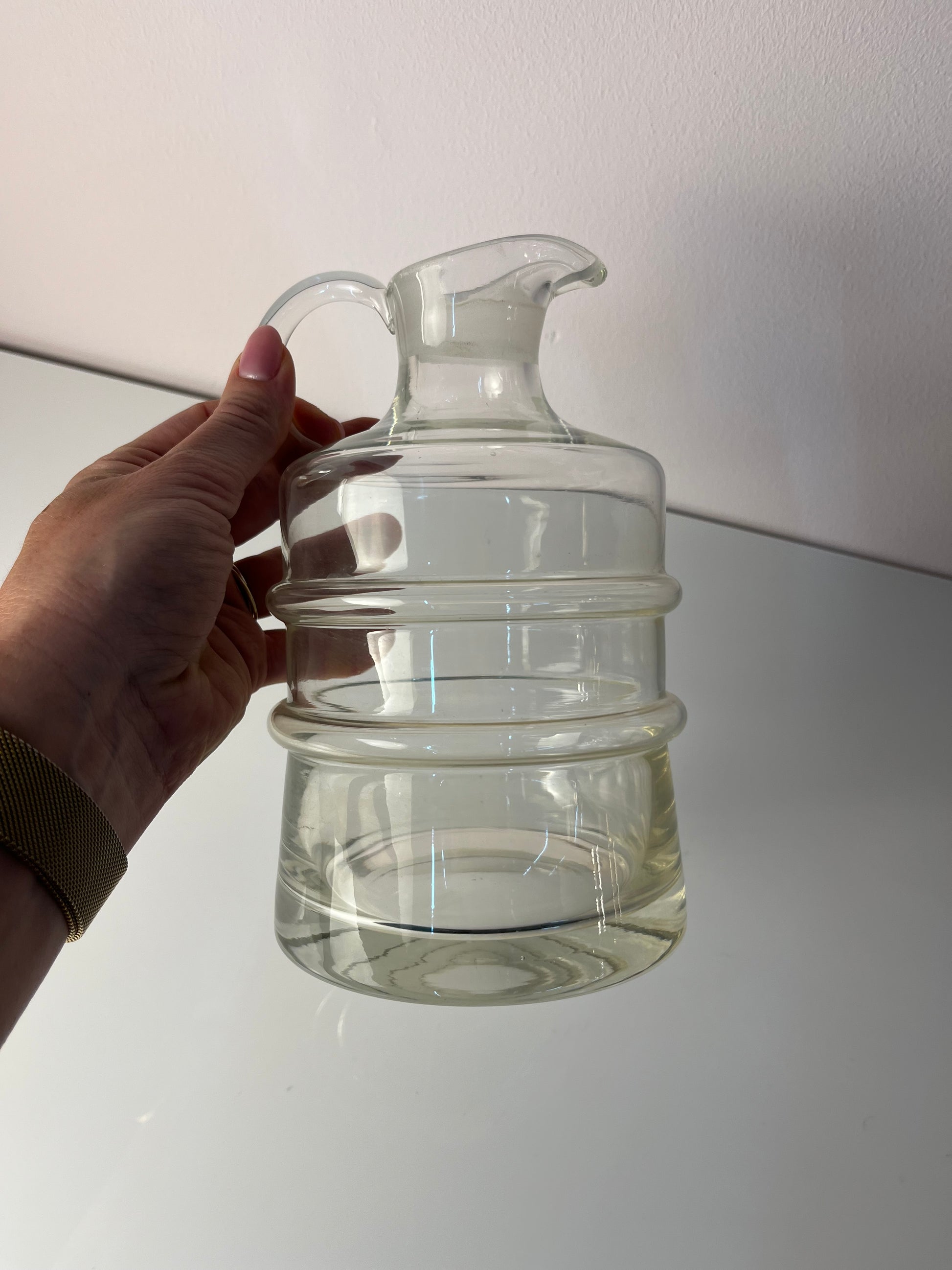 Likörkaraffe mit Stopfen Glas