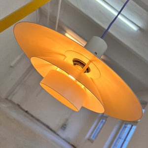 Lamellenlampe Modell Leto cremeweiß von Top Lamper