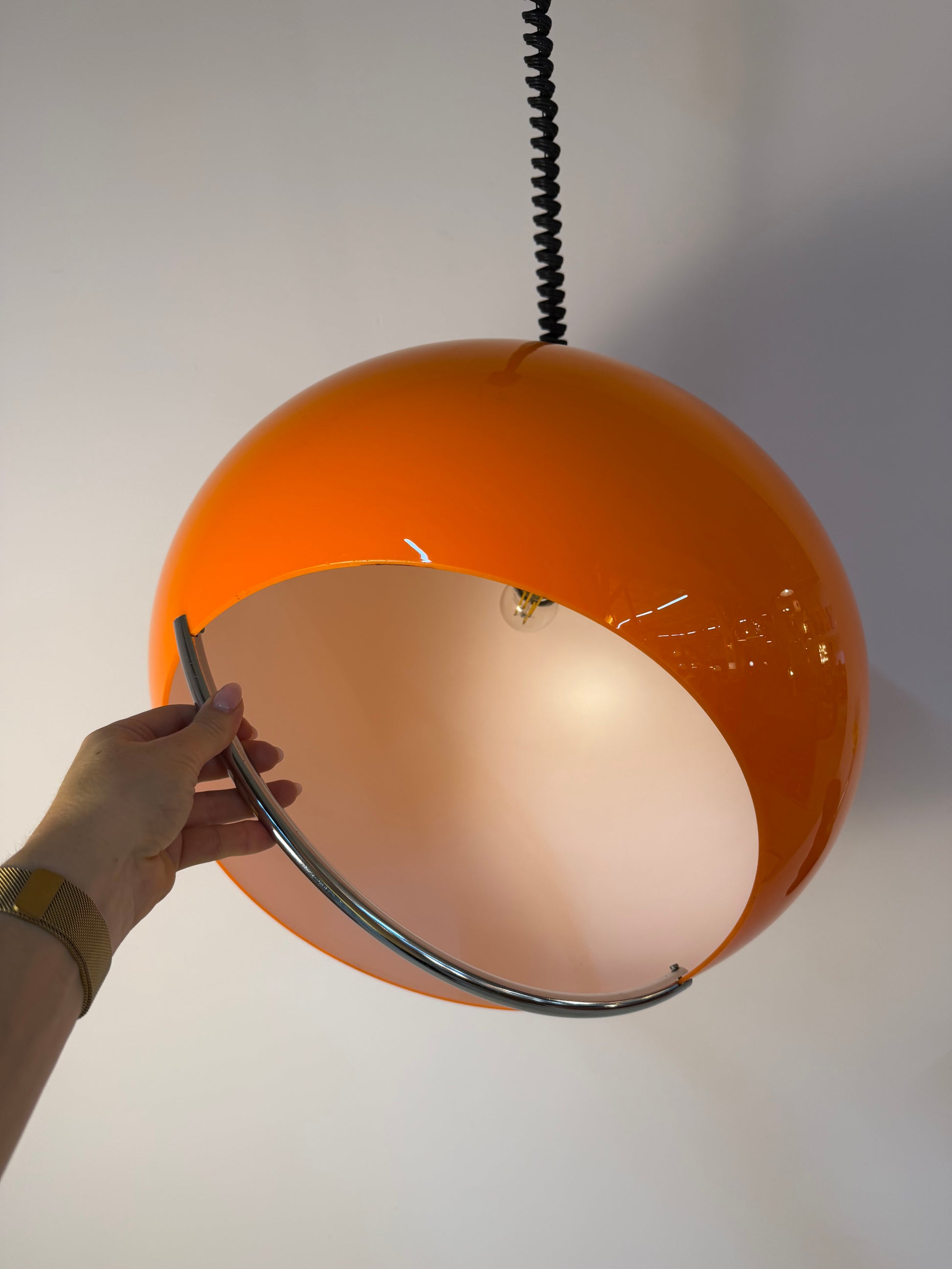Hängelampe Modell Jolly orange Kunststoff von Guzzini