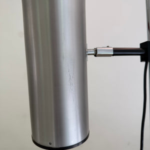 Stehlampe silber von Arnold Berges für Staff