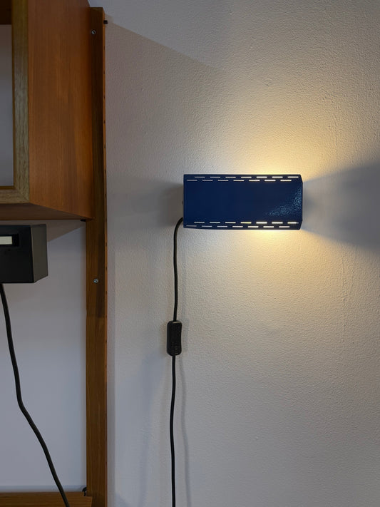 Wandlampe blau weiß von G&G Gramelsbacher