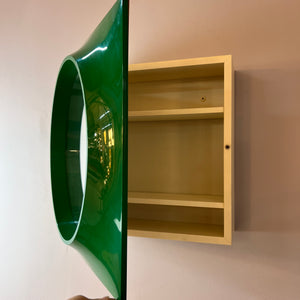 Spiegelschrank Quadrat grün von Hammarplast