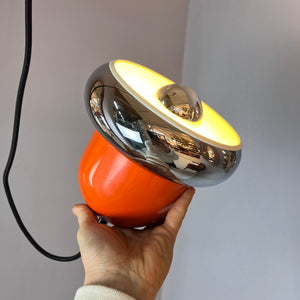 Hängelampe orange Chrom von Gura