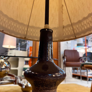 Stehlampe dunkelbraun beige Keramik von EEA Leuchten