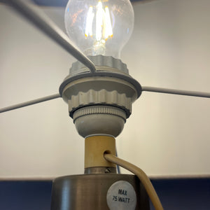Tischlampe Plaza mit transparentem Glasfuß von Michael Bang für Holmegaard
