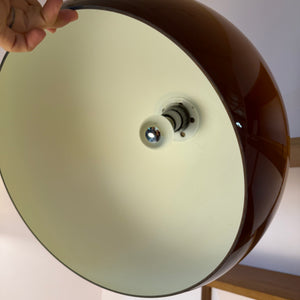 Hängelampe Guzzini Kunststoff braun orange