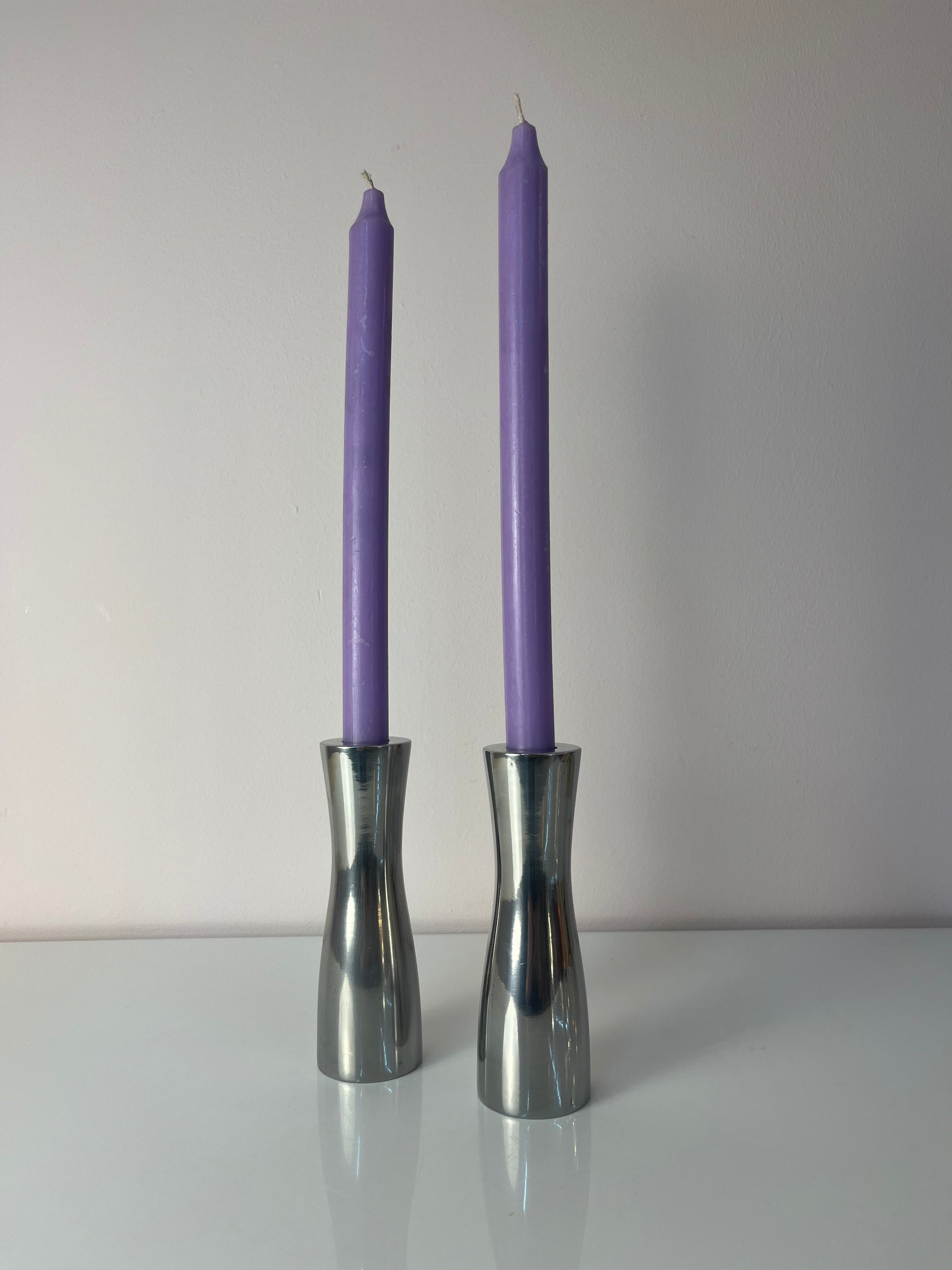 Set: 2x Kerzenständer GÖTA Aluminium von Erika Pekkari für IKEA