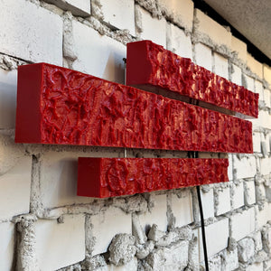 Wandlampe rot von Uwe Mersch