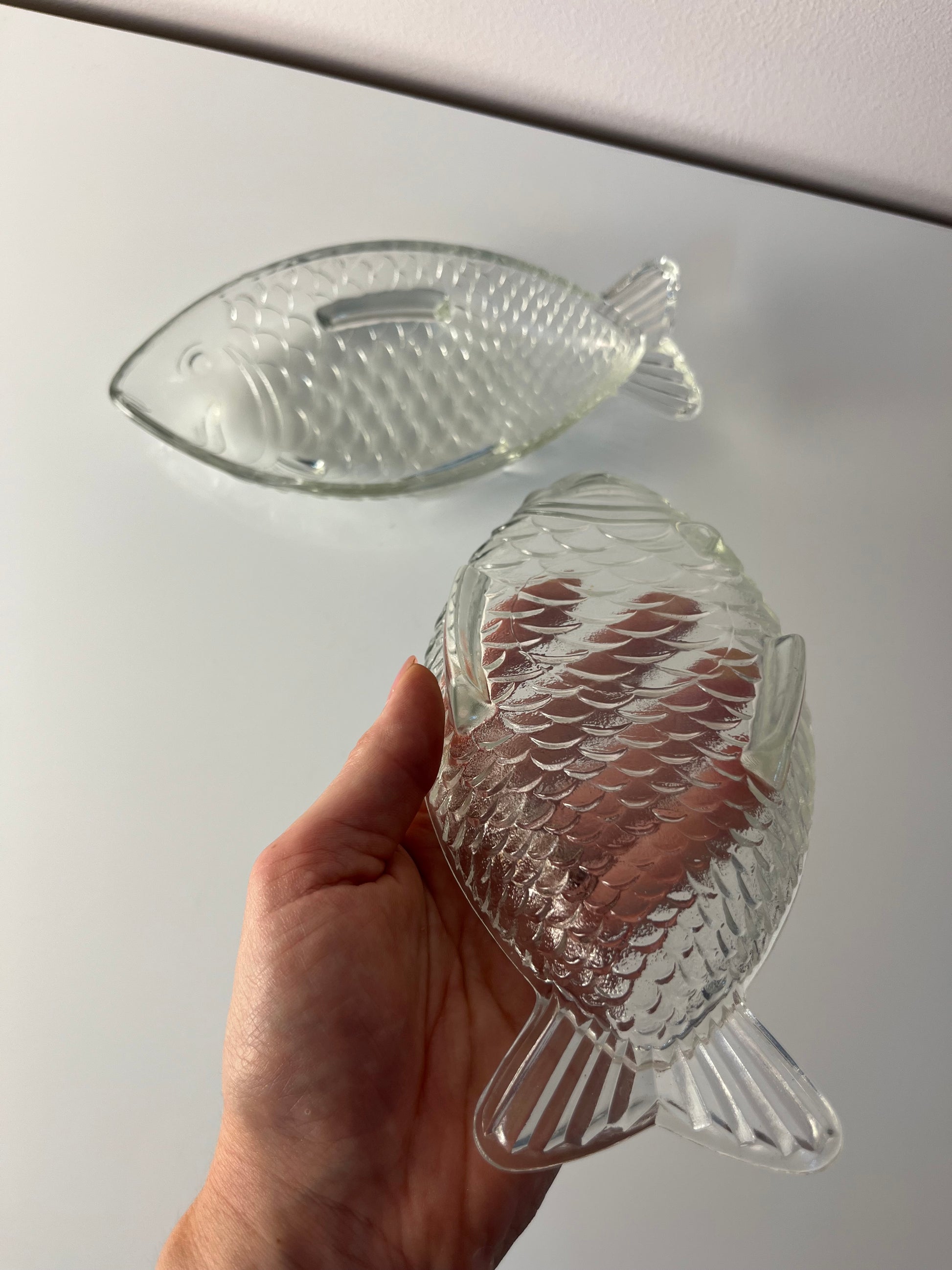 Set: 2x Schale Fisch von Ankerglas Bernsdorf