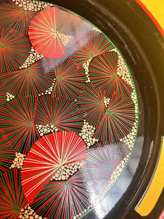 Lacktablett aus der Shōwa Periode Japan 70er