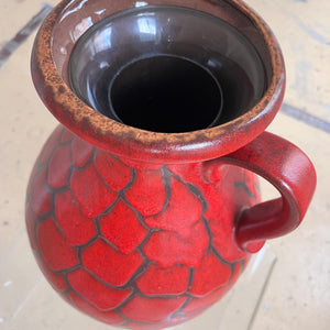 Bodenvase mit Drachenschuppen von Scheurich West Germany