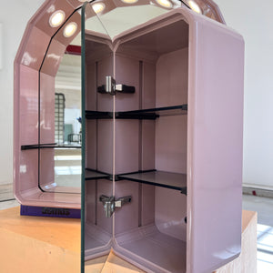 Set: Spiegelschrank rosa von Duscholux
