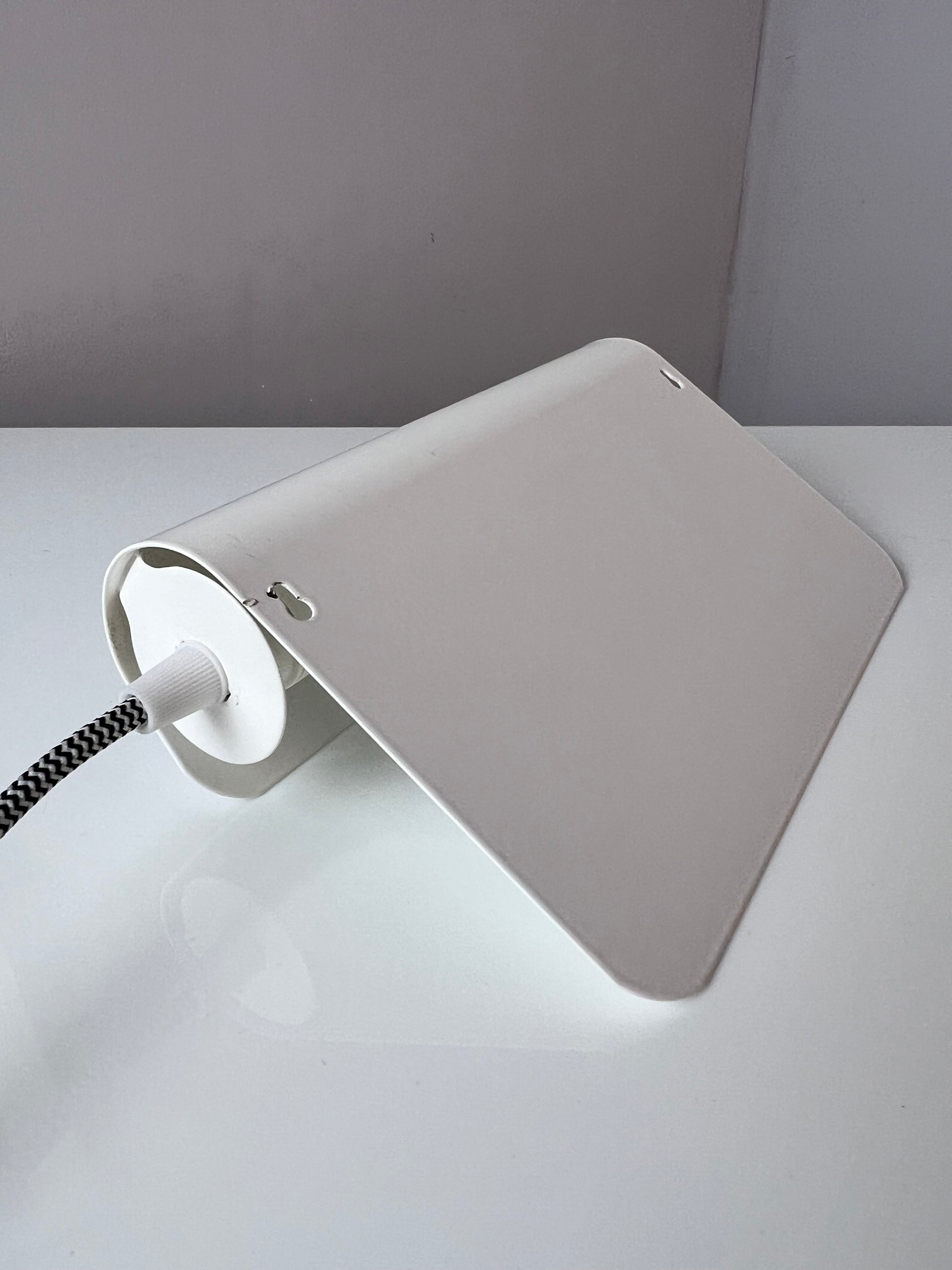 Wandlampe weiß Metall aus Dänemark