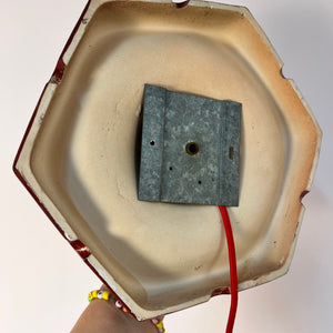 Wandlampe rot Keramik von Hustadt Leuchten