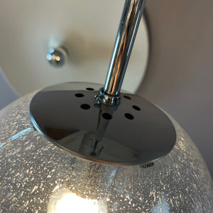 Kugellampe Einschlussglas Chrom von Glashütte Limburg