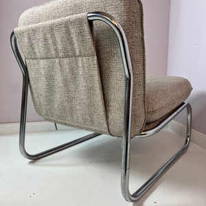 Sessel Halina beige Chrom von Hellerau