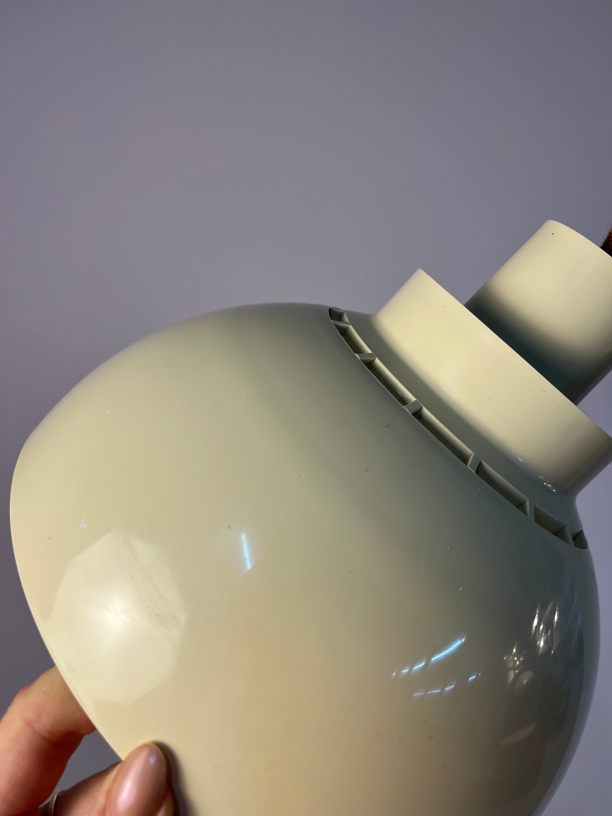 Hängelampen Minisol creme von K. Kewo für Nordisk Solar