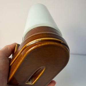 Wandlampe Modell 6080 braun von Sigvard Bernadotte für Ifö