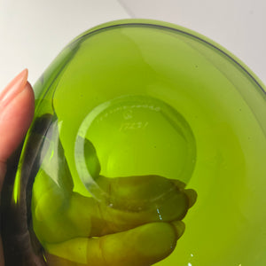 Aschenbecher grün Glas von Holmegaard