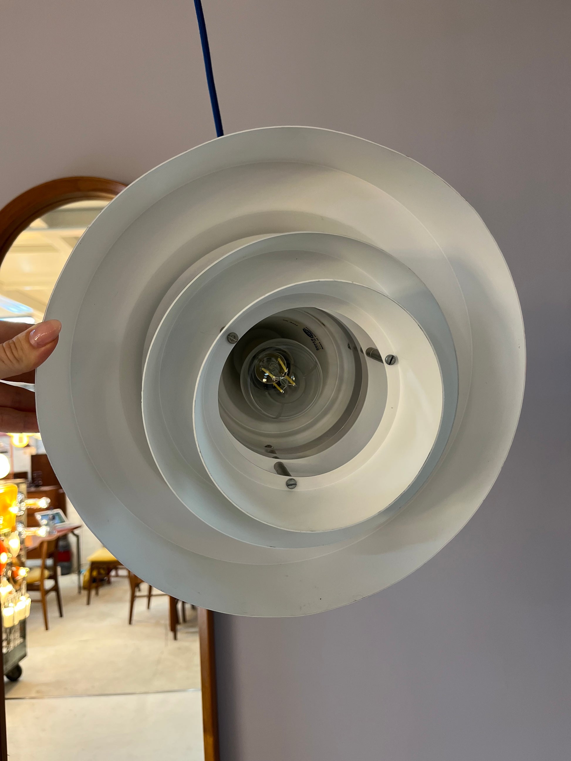Lamellenlampe weiß von Super Light Dänemark