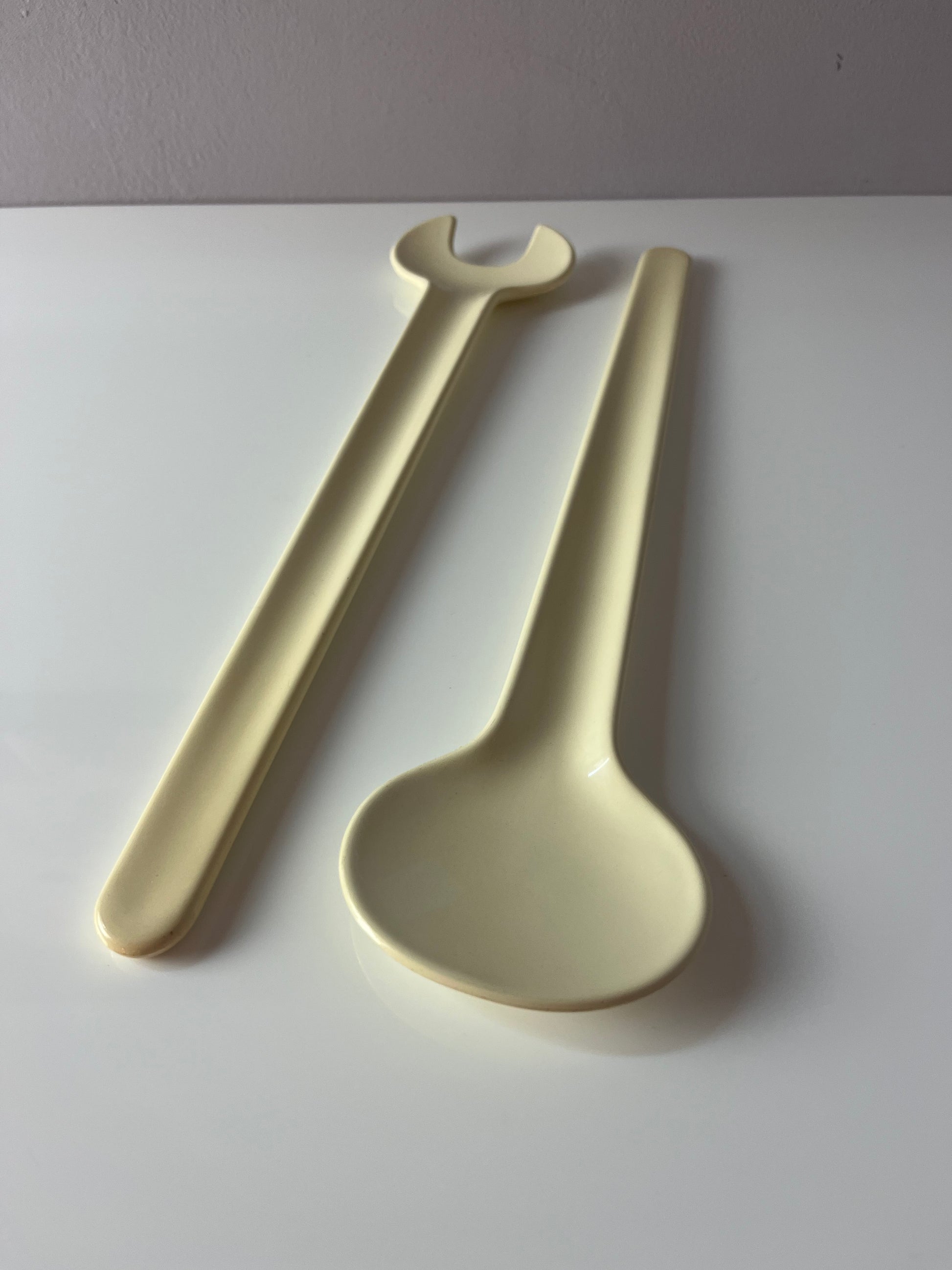 Salatbesteck creme von Erik Magnussen für Stelton