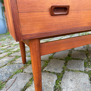 Bücherregal Teak mit Sekretär von Johannes Sorth für Nexø