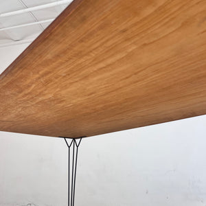 Esstisch Schreibtisch Teak mit original Hairpinlegs