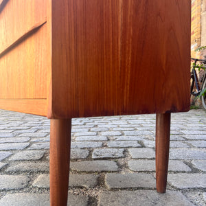 Bücherregal Teak mit Sekretär & Ausziehplatte aus Dänemark