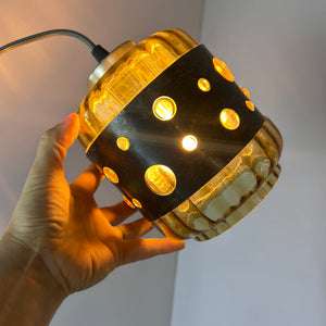 Hängelampe Kupfer Glas von Raak